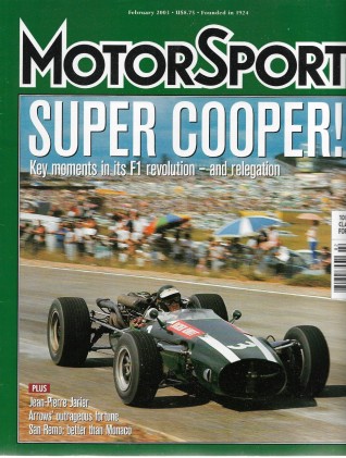 MOTOR SPORT 2003 FEB - COOPER Spcl, CLIMAX FLAT 16, SEGRAVEs 200